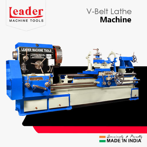 V belt lathe machine